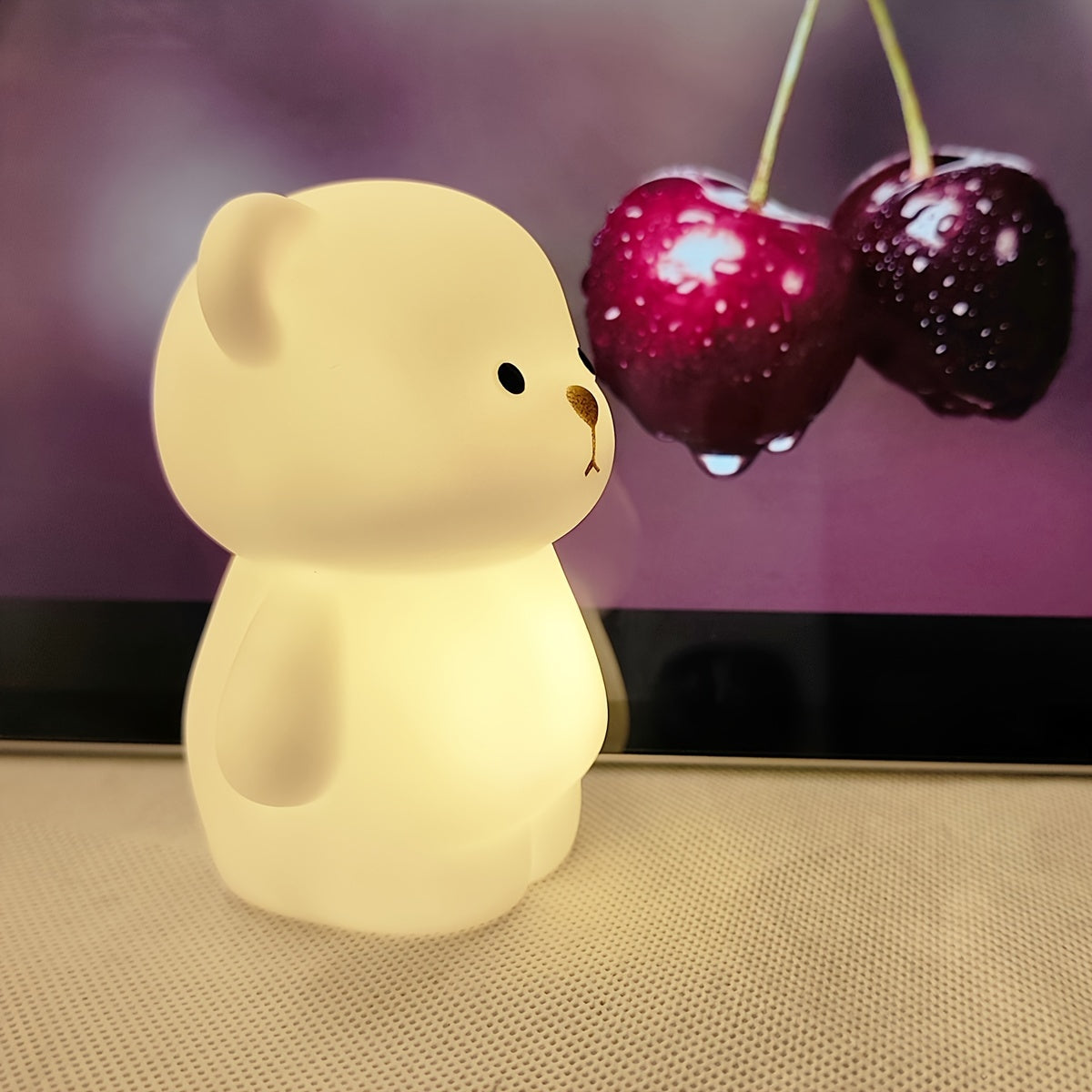 Skorter | RusticBear - Freestanding Bear Night Lamp with LED Spotlight