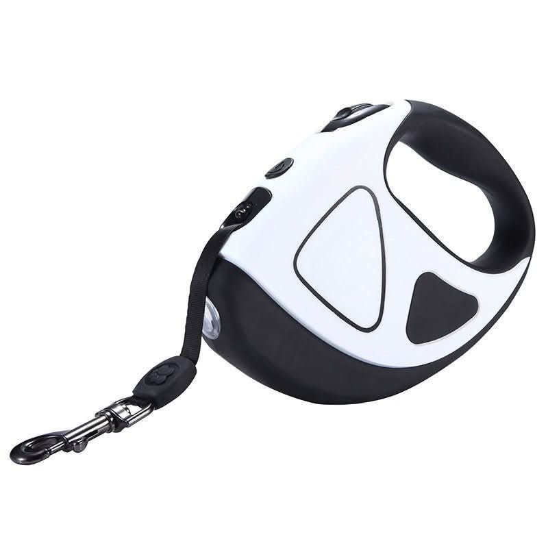 Skorter | BRIGHTLEASH – LED dog leash with reflectors & retraction mechanism for safe walks