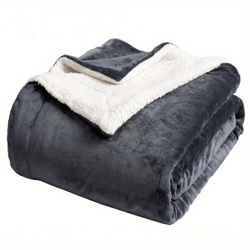 Skorter | Sherpa Fleece Blanket - Soft and Warmer, Suitable for Sofa and Couch, All-Season