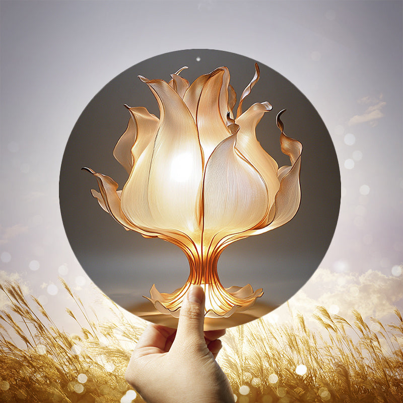 Skorter | LotusLamp - Aluminum Flower Table Lamp with LED Light