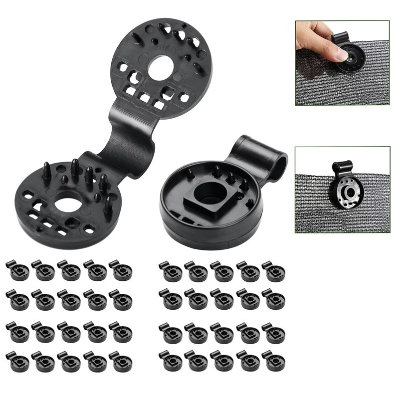 skorter | Shadow fabric plastic clamps, sun protection net clamps for greenhouse outdoor garden
