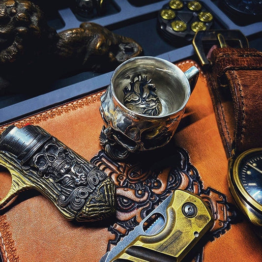 Skorter | Holy Grail of life - Handmade Silver Wine Cup