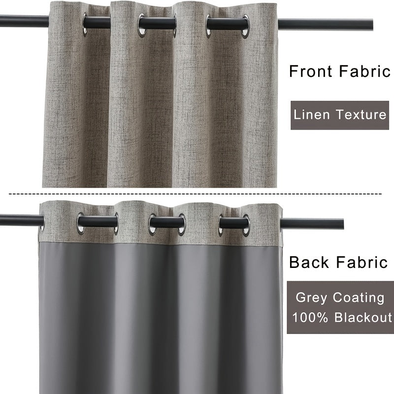 Skorter | 1 Piece Blackout Curtains - Energy Saving, Sun Blocking and Thermal Insulation for Bedroom and Living Room