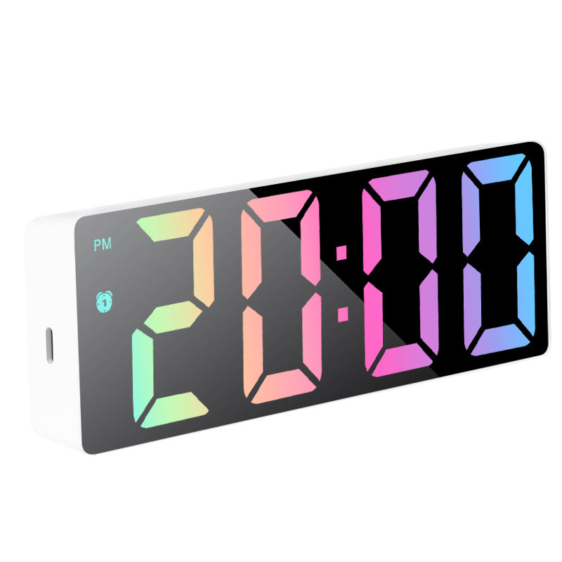 Skorter | LumiClock - Modern LED Alarm Clock with Date and Temperature Display