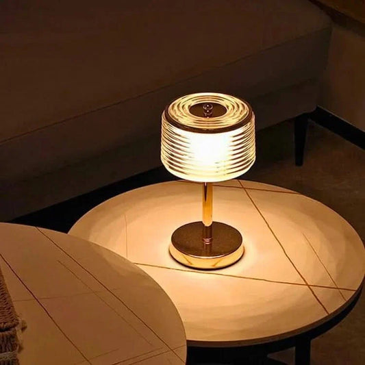 Skorter | LED Ring Table Lamp with Multi-Layer Shade
