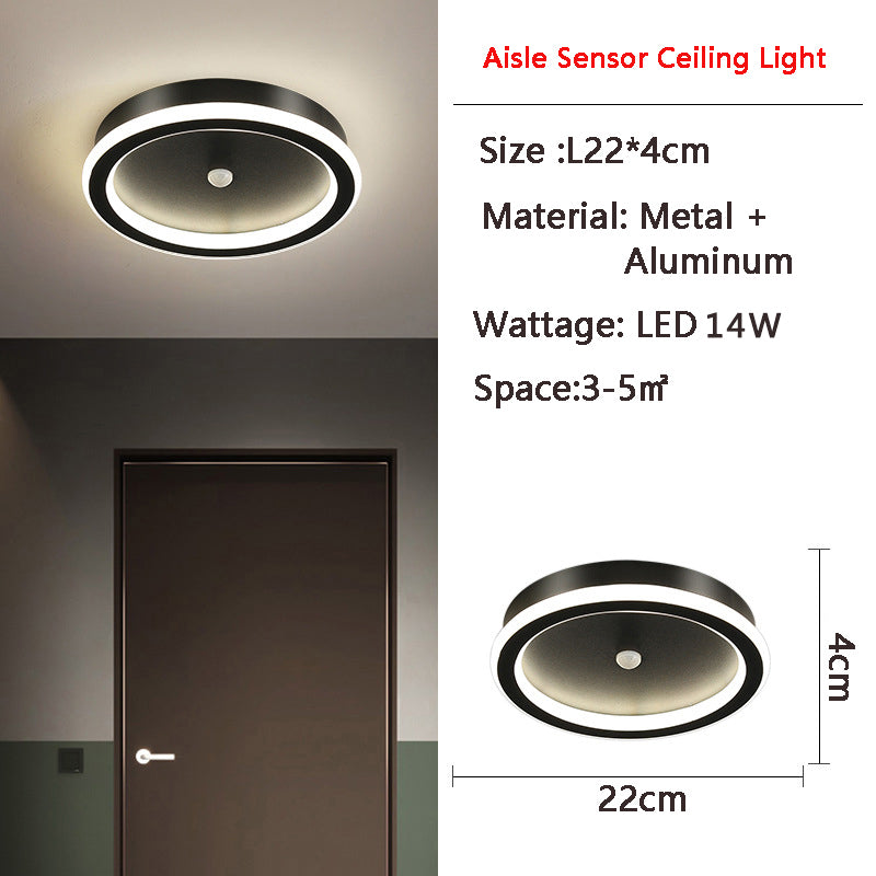 Skorter | MotionGlide PIR Motion Sensor LED Ceiling Light | Smart Lighting | Energy Efficient | Perfect for Hallway & Bathroom