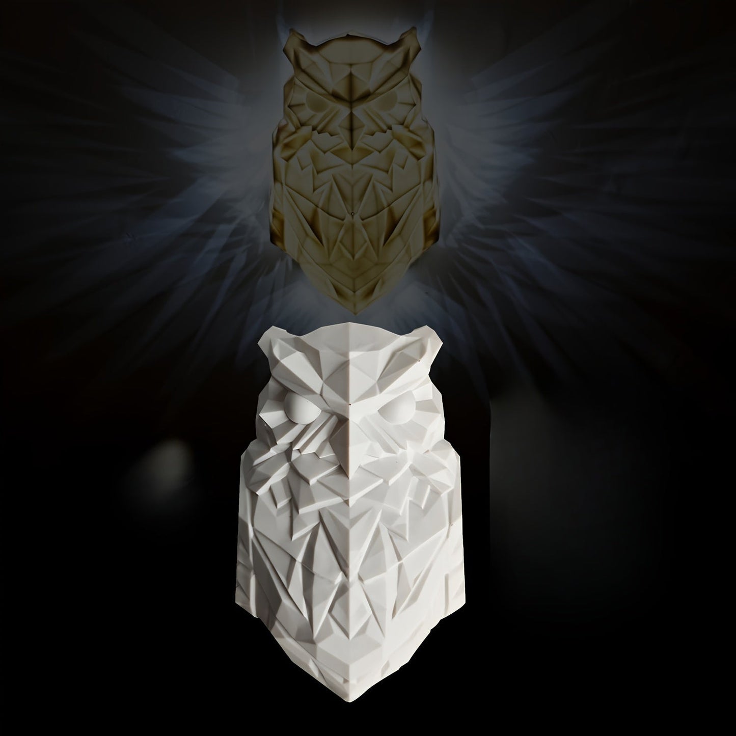 Skorter | OwlGlow - Geometric Owl LED Wall Decoration for Seasonal Celebrations