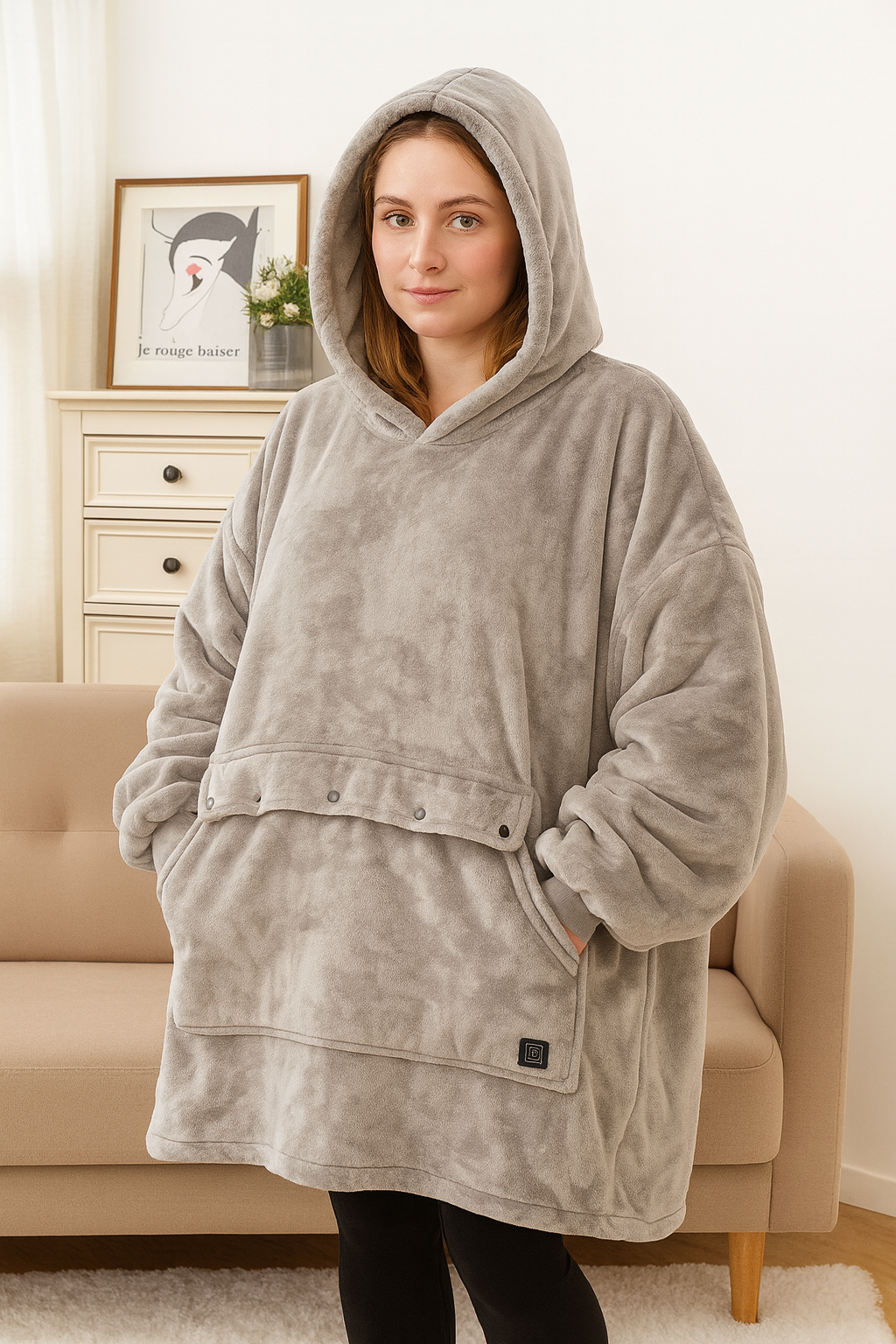 Skorter | USB heated blanket hoodie for intense warmth