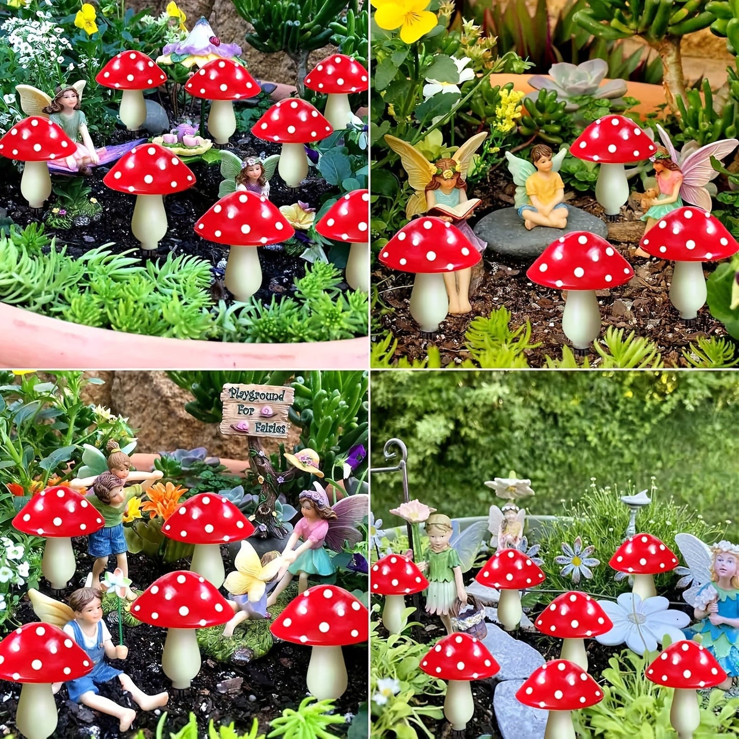 Skorter | SolarGlow - Solar Mushroom Garden Lamps with 8 Modes, Energy-Saving Decorative Outdoor Lighting