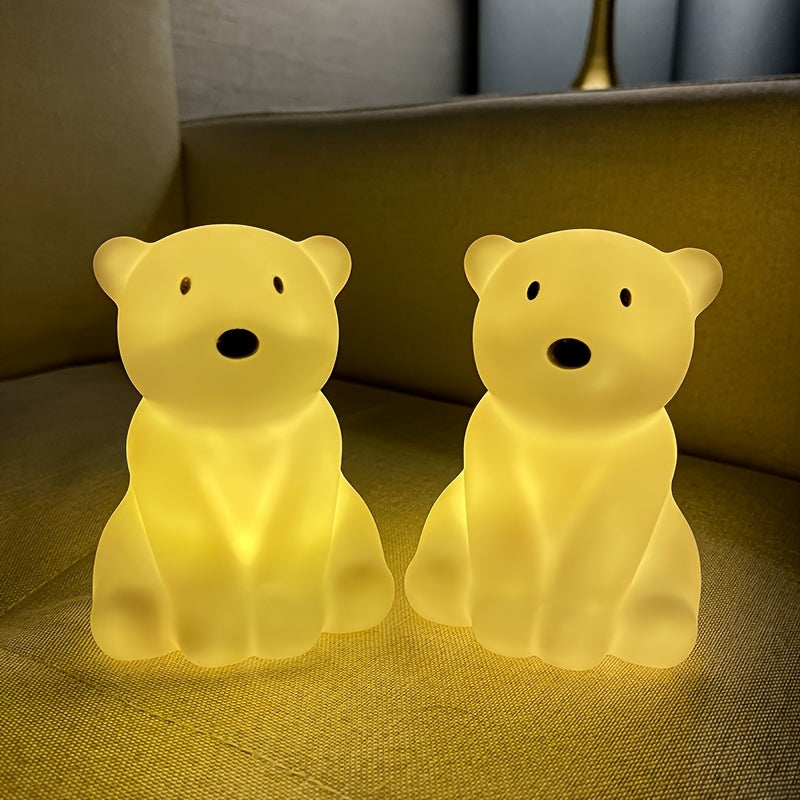Skorter | PolarGlow - Cartoon Polar Bear Night Light with LED Uplight