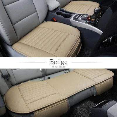 Skorter | Leather Bamboo Charcoal Car Seat Cushion-Absorbing odor(Four Seasons Universal)