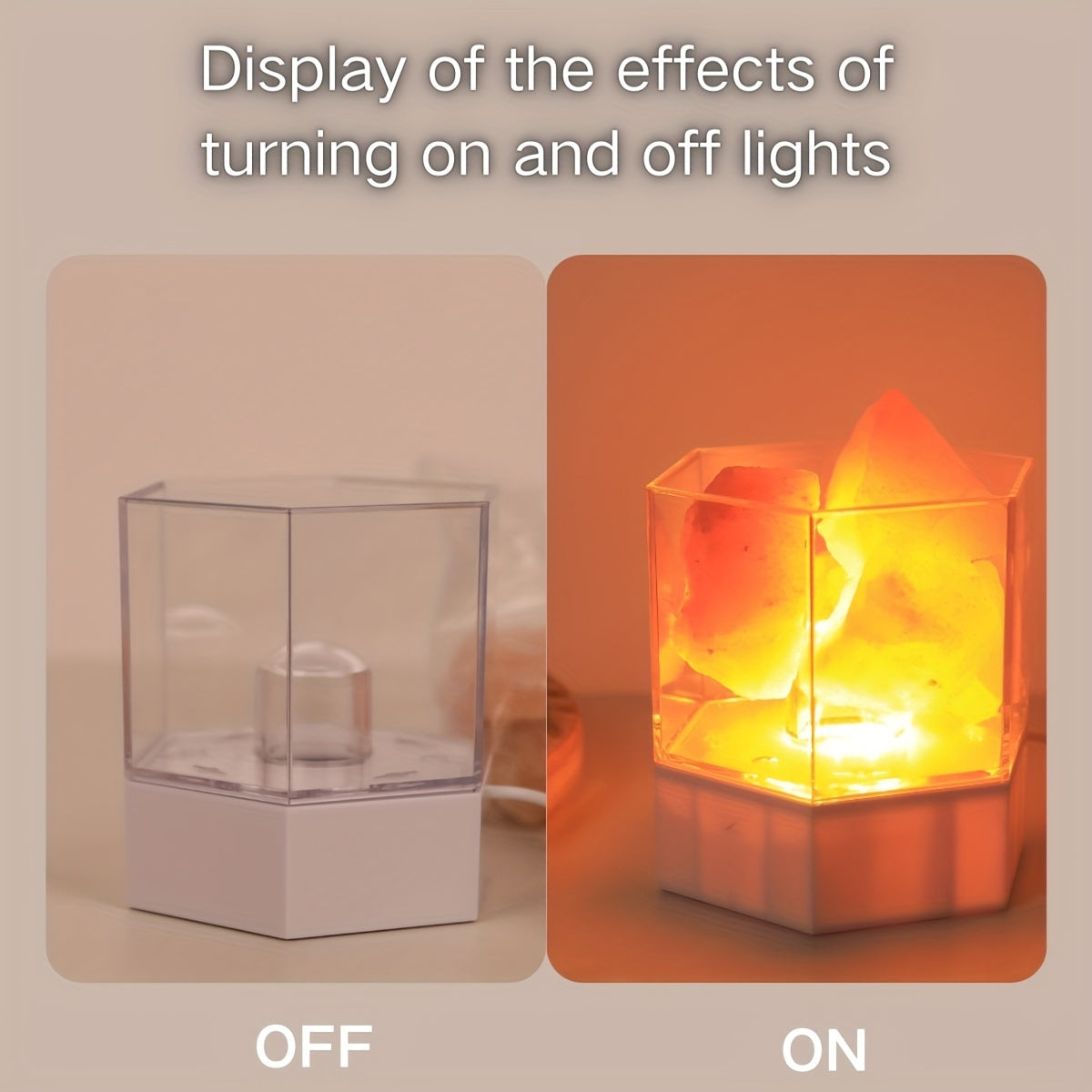 Skorter | Salt lamp - Himalayan Night lamp with USB connection
