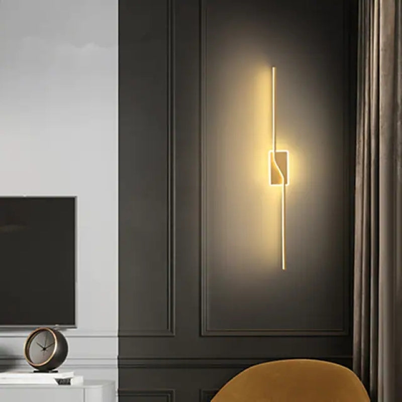 Skorter | Modern Minimalist LED Wall Lamp Black/Gold