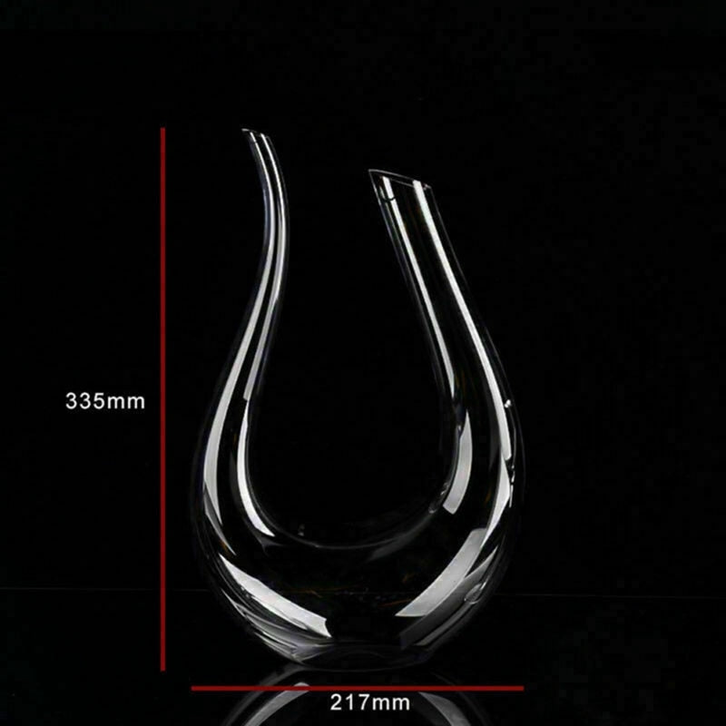 Skorter | Crystal U-shaped Wine Decanter