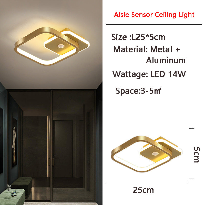 Skorter | MotionGlide PIR Motion Sensor LED Ceiling Light | Smart Lighting | Energy Efficient | Perfect for Hallway & Bathroom