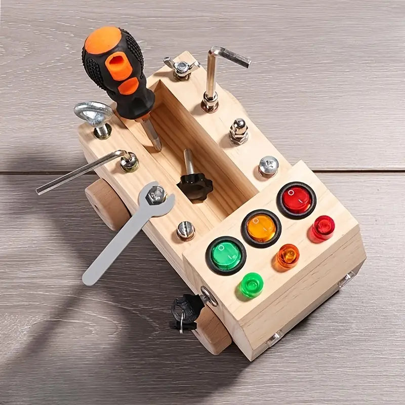 Skorter | Montessori Busy Board - Learn & Live With Led'S - Creative Development