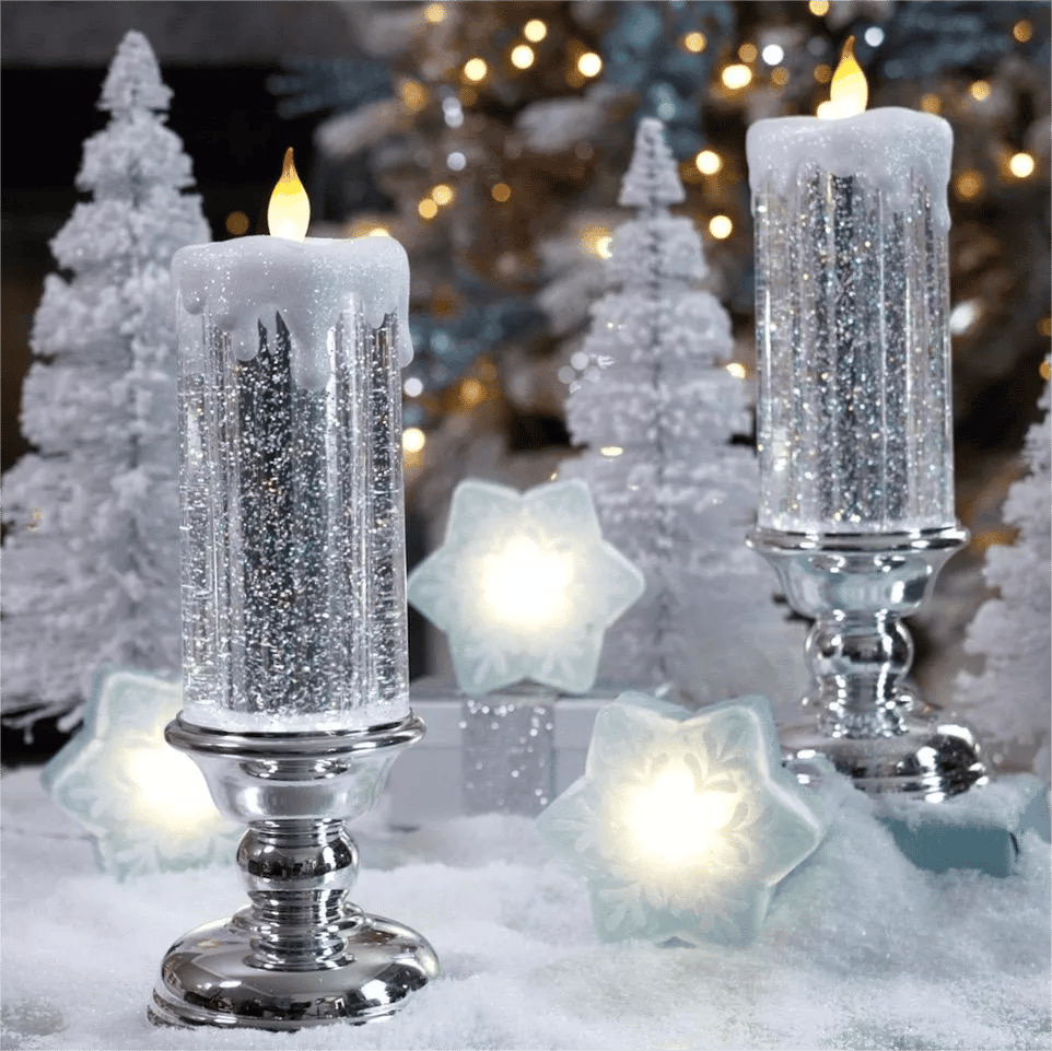 Skorter | LED Christmas Candles  With Pedestal