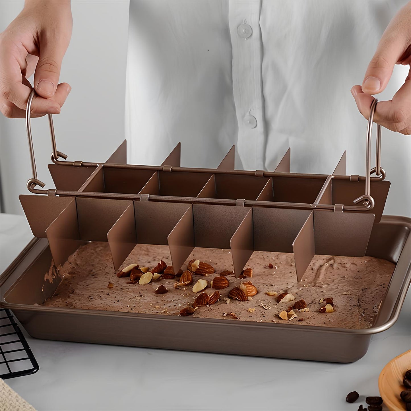 Skorter for cake with separators