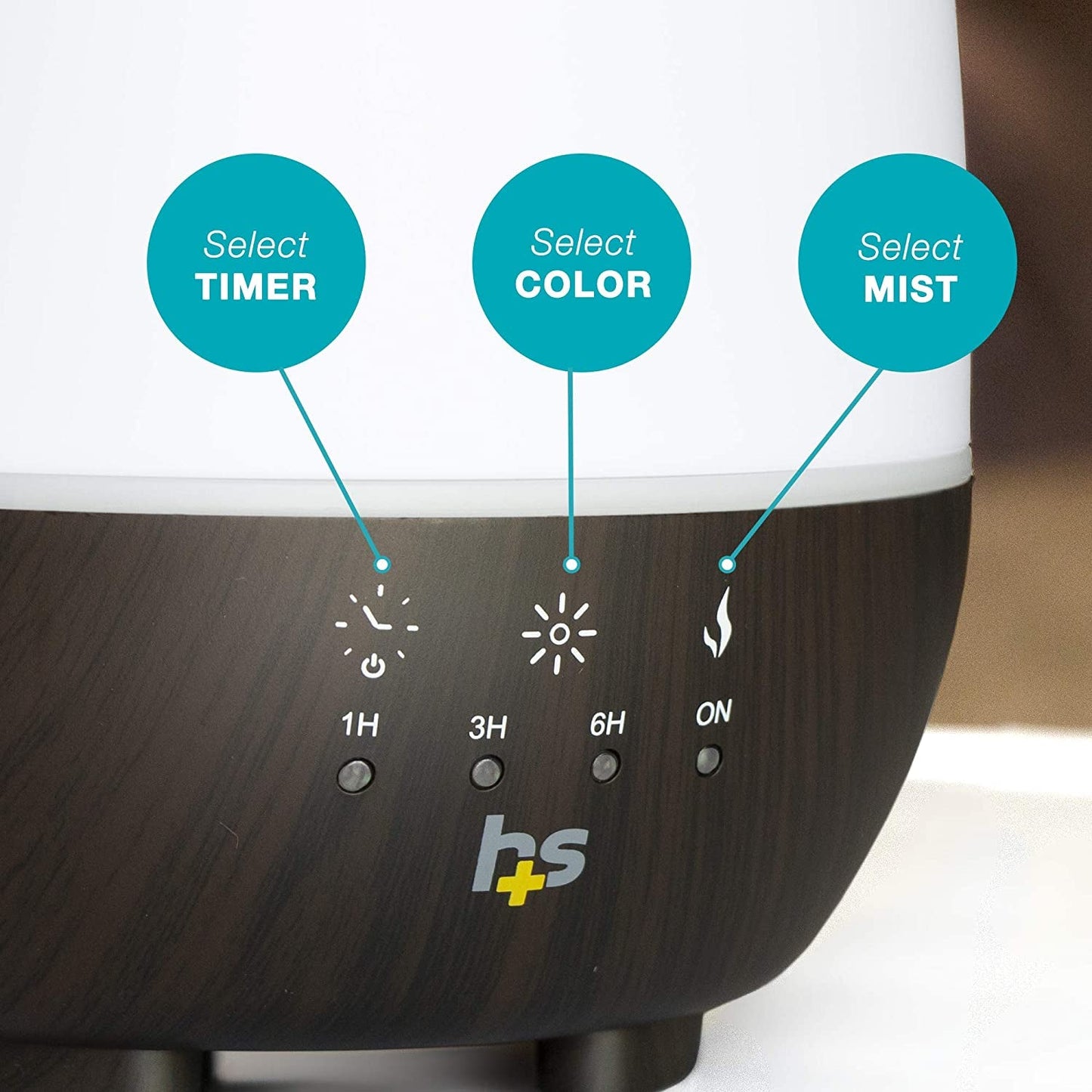 Skorter | Essential Oil Diffuser, Cold Mist Humidifier and Aromatherapy Diffuser & Changing LED Light Colors