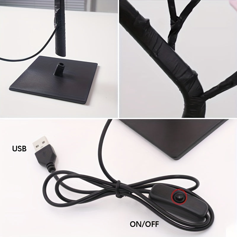 Skorter | RozenLight - LED Flower Table Lamp with USB, Mood Light