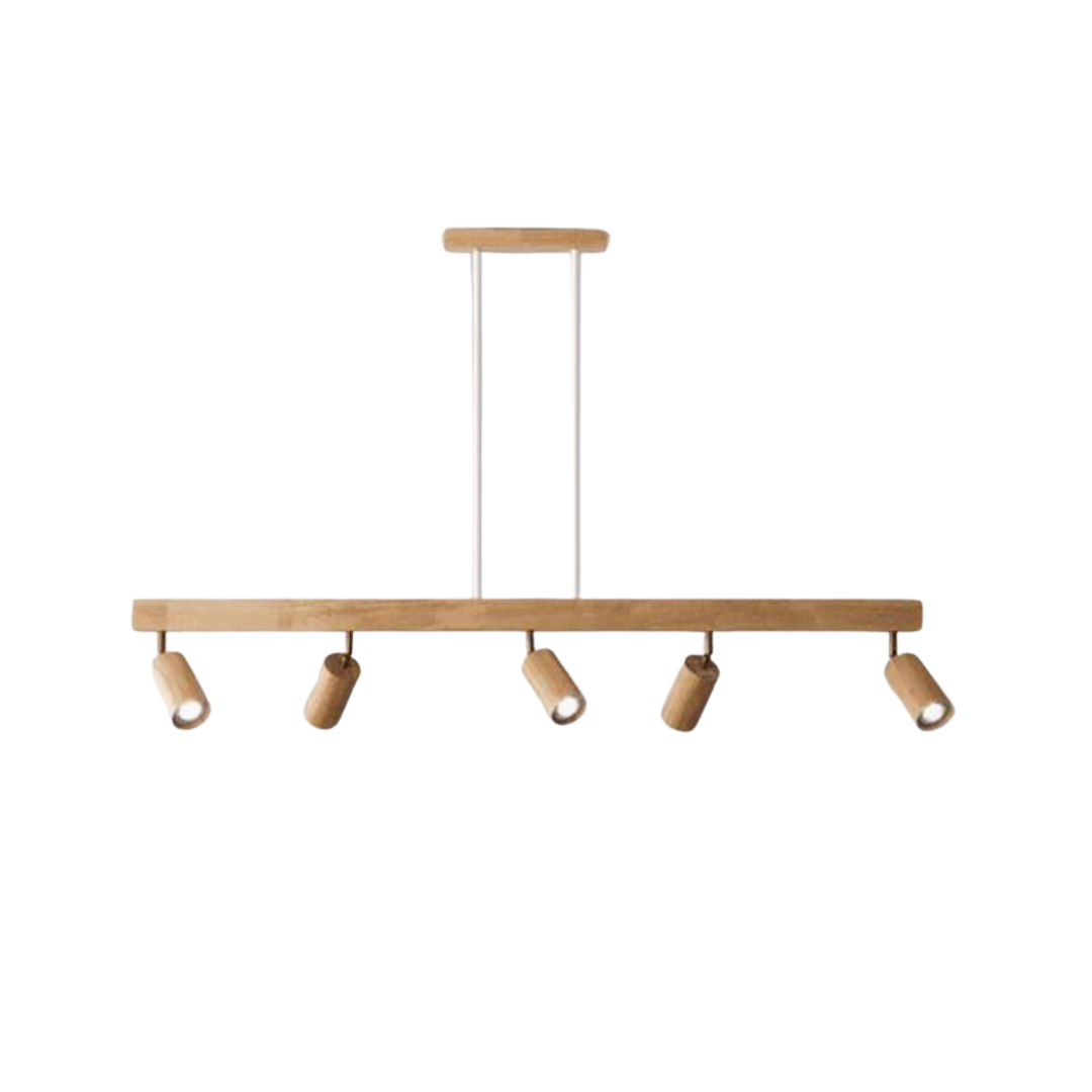 Skorter | EcoLux Adjustable Wooden Ceiling Spotlight with LED Bulb Included