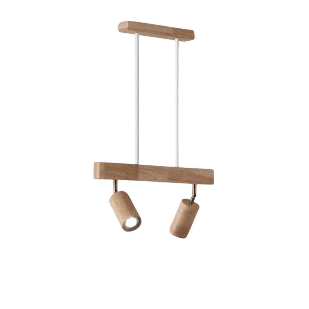 Skorter | EcoLux Adjustable Wooden Ceiling Spotlight with LED Bulb Included