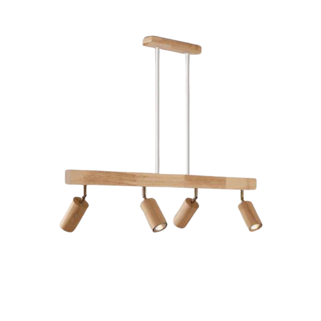 Skorter | EcoLux Adjustable Wooden Ceiling Spotlight with LED Bulb Included