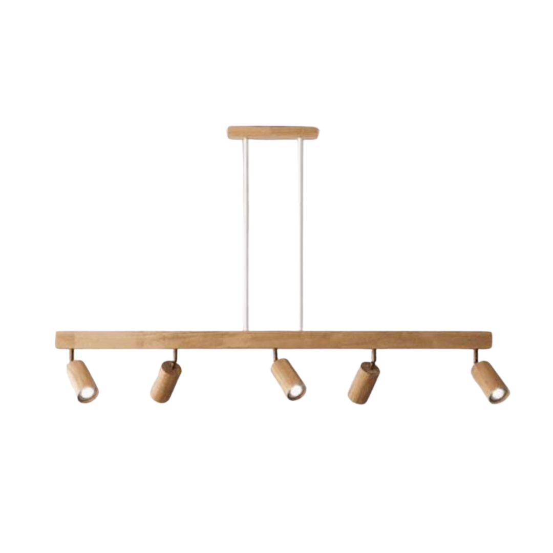 Skorter | EcoLux Adjustable Wooden Ceiling Spotlight with LED Bulb Included
