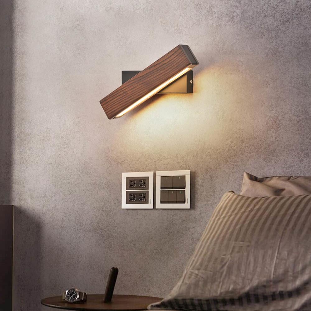 Skorter | Adjustable Wooden LED Wall Light - Jasper
