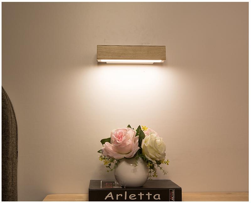 Skorter | Adjustable Wooden LED Wall Light - Jasper