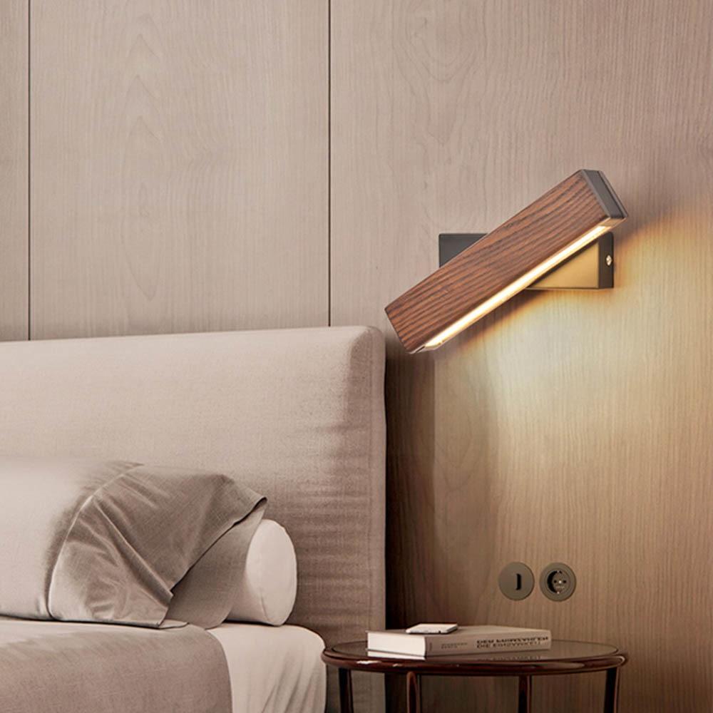 Skorter | Adjustable Wooden LED Wall Light - Jasper