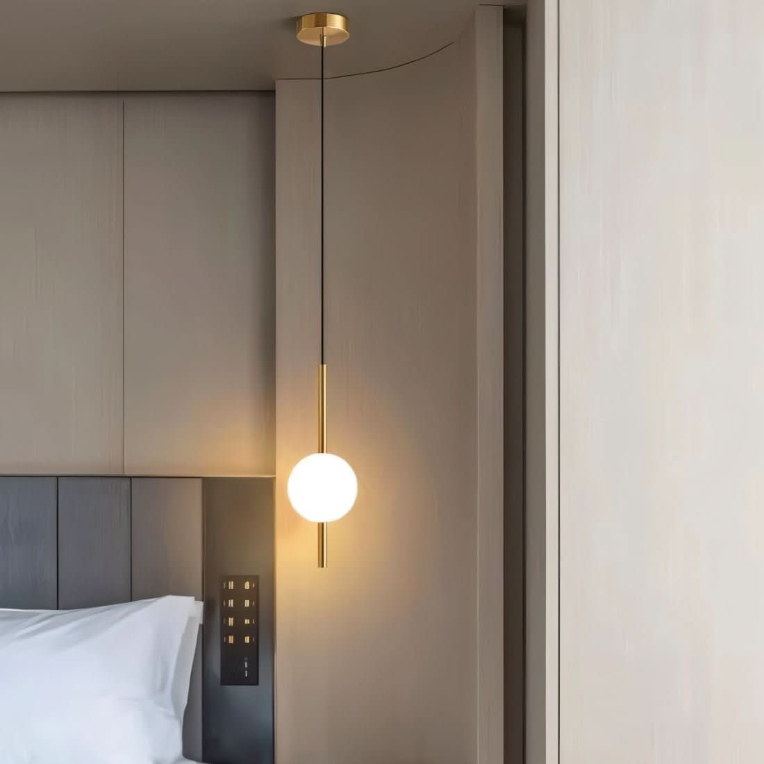 Skorter | Afzal Glass Globe LED Pendant Light