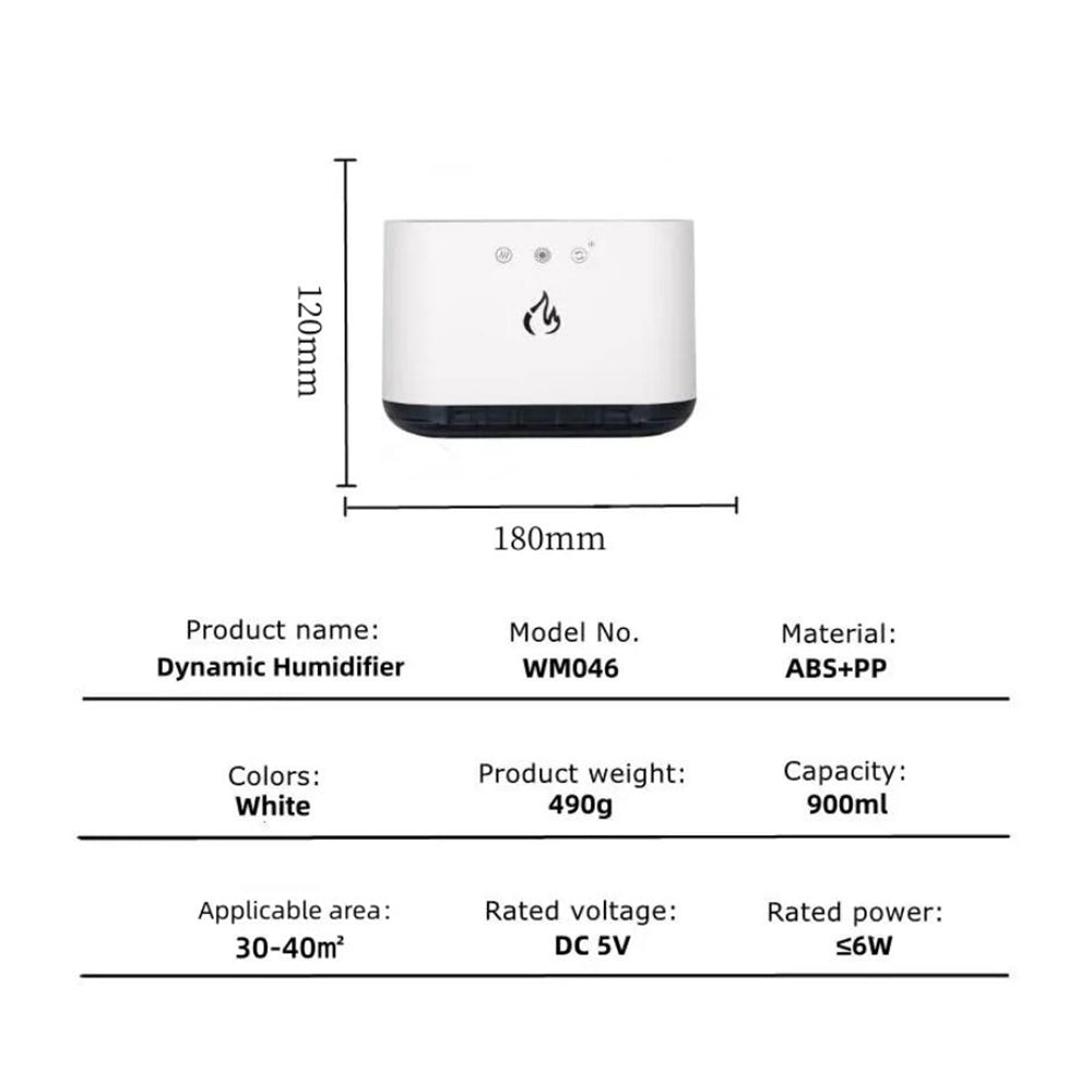 Skorter | Airmist Pro – Ultrasonic Humidifier with LED Light & 6 Nozzles