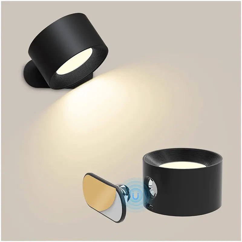 Skorter | ZENLAMP – Wireless 360° Rotating LED Lamp for Flexible Lighting