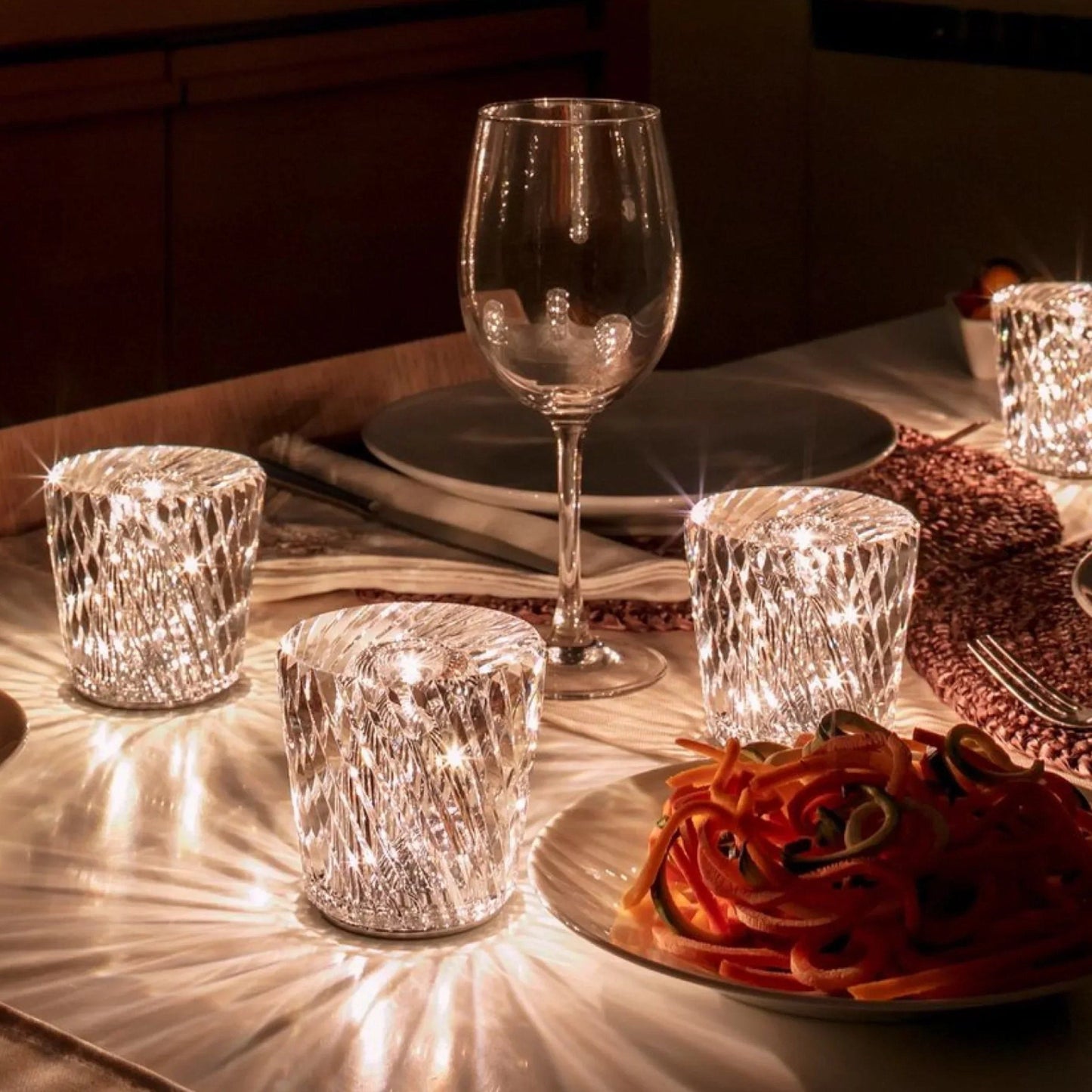 Skorter | Lamp - Luxury Diamond Crystal LED Rechargeable Table Lamp
