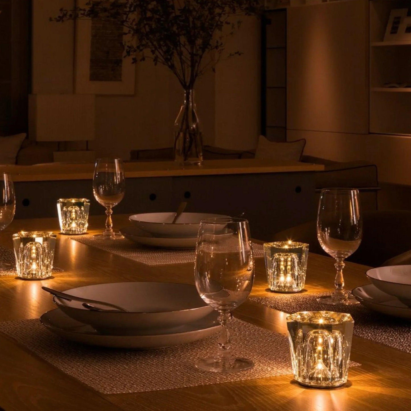 Skorter | Lamp - Luxury Diamond Crystal LED Rechargeable Table Lamp