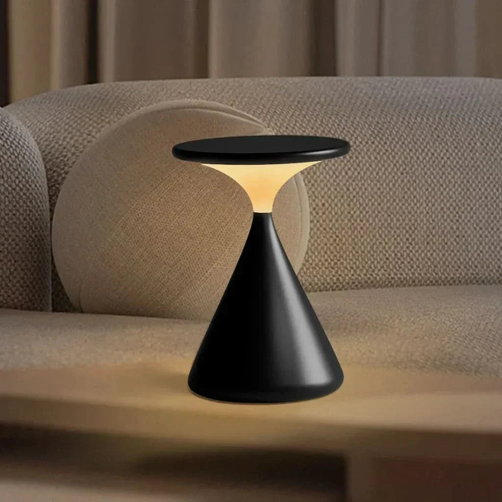 Skorter | Hourglass Cordless LED Table Lamp with Touch Dimmer