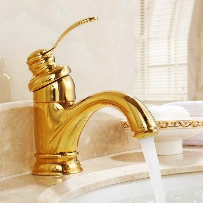 Skorter | Antique Brass Tap Bathroom Fixtures Faucet Sink Mixer Tap