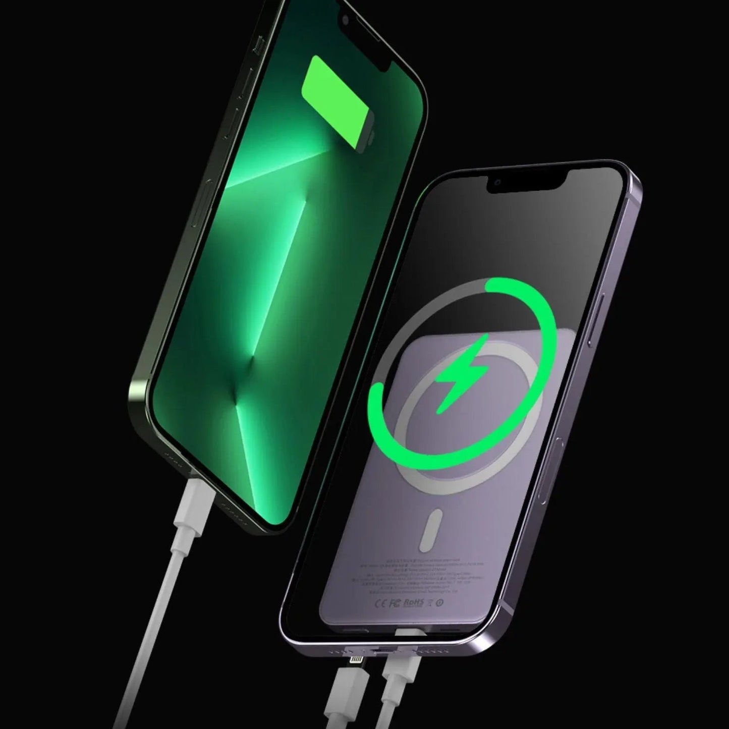Skorter | Magnetic Fast Charging Power Bank – Wireless, High-Capacity Backup Battery for All Devices
