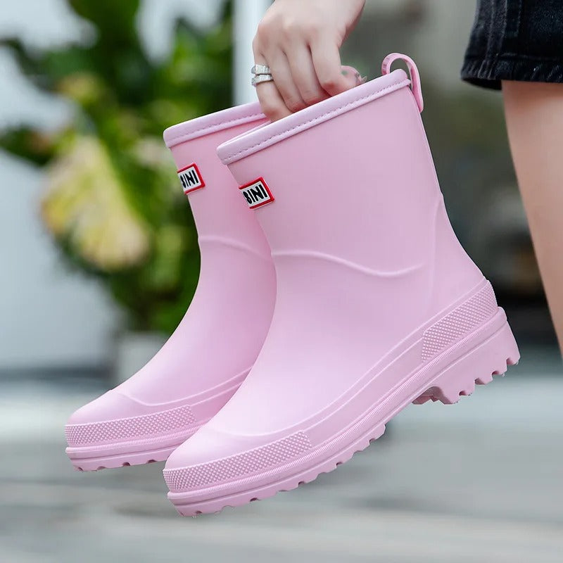 Skorter | AquaStride 2.0 | Stylish Mid-Calf Waterproof Rain Boots for Women