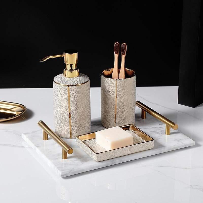 Skorter | Armani Bathroom Accessory Set