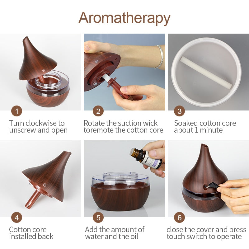 Skorter | Aroma Diffuser with Humidifier and LED Lighting - AromaGlow