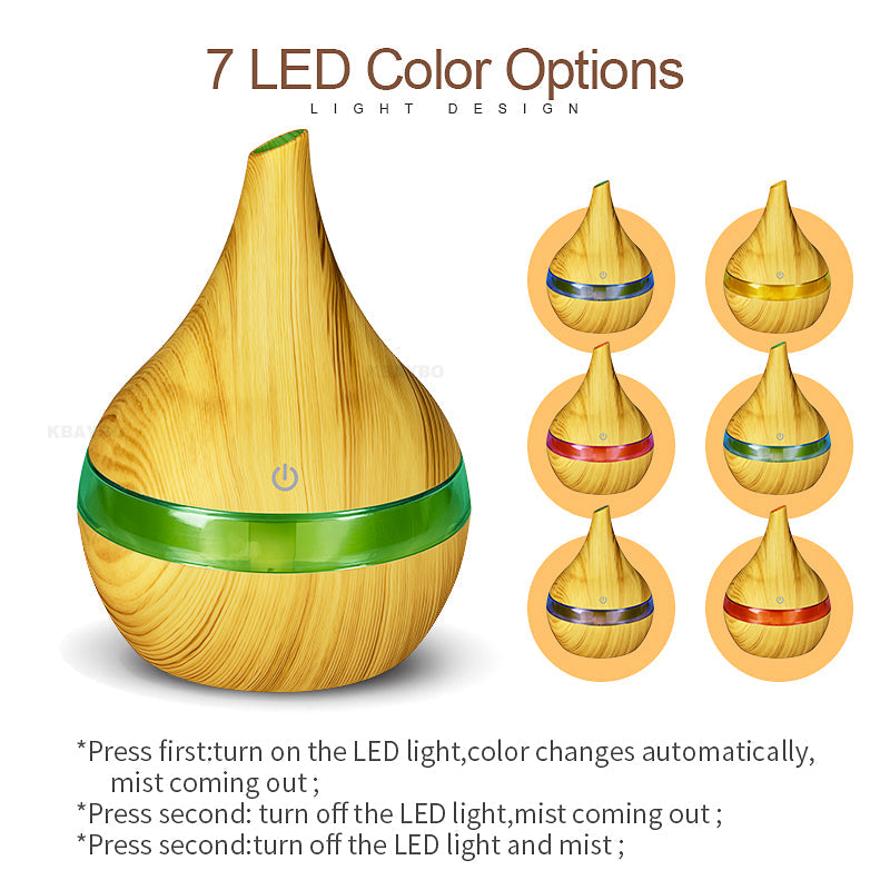 Skorter | Aroma Diffuser with Humidifier and LED Lighting - AromaGlow