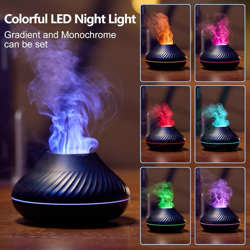 Skorter | Essential Oil Diffuser with LED Flame Effect