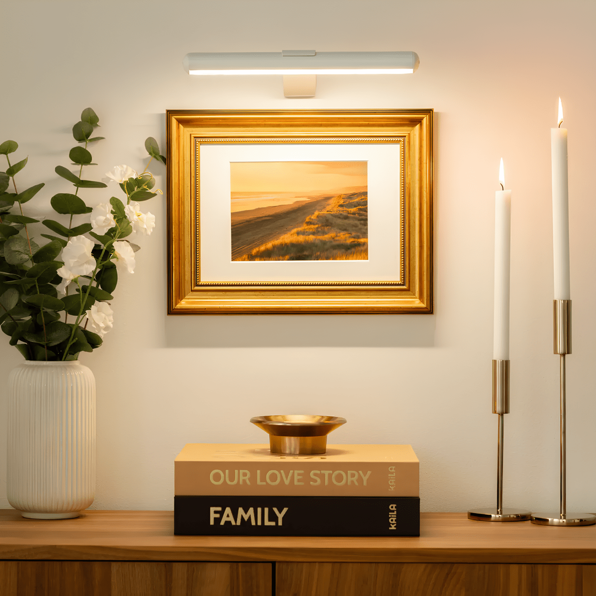 Skorter | ArtGlow LED Wall Lamp – Wireless Lighting for Art and Decoration