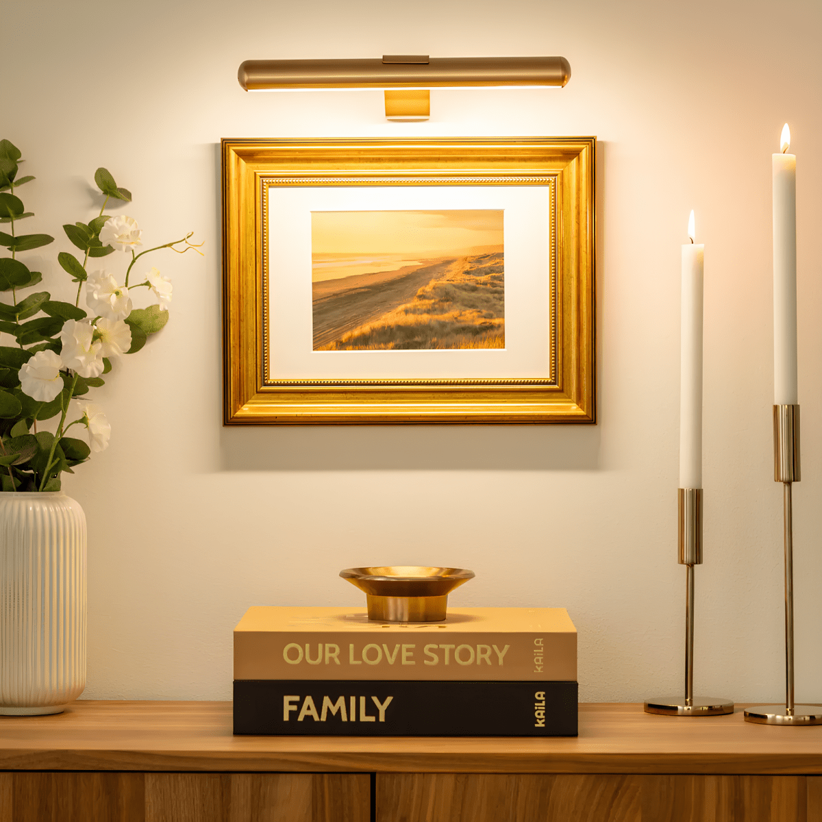 Skorter | ArtGlow LED Wall Lamp – Wireless Lighting for Art and Decoration