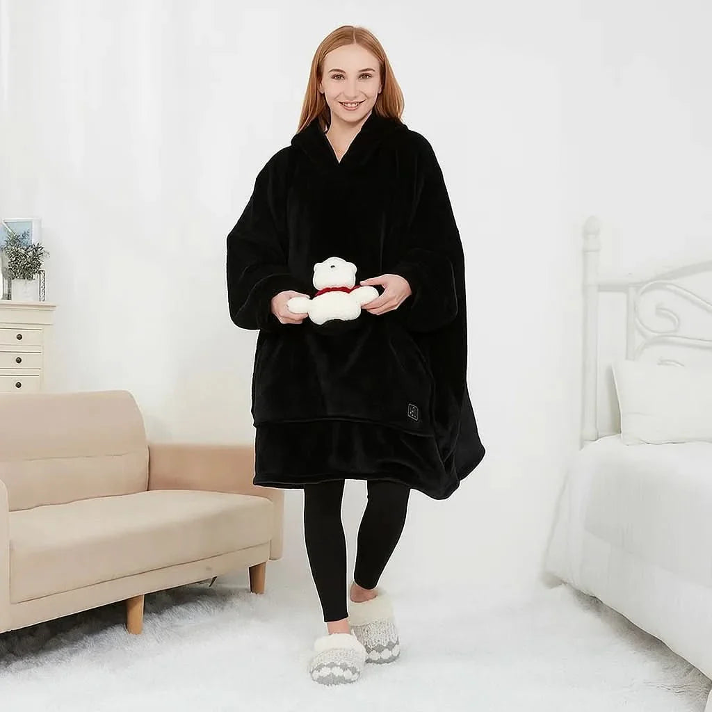 Skorter | USB heated blanket hoodie for intense warmth