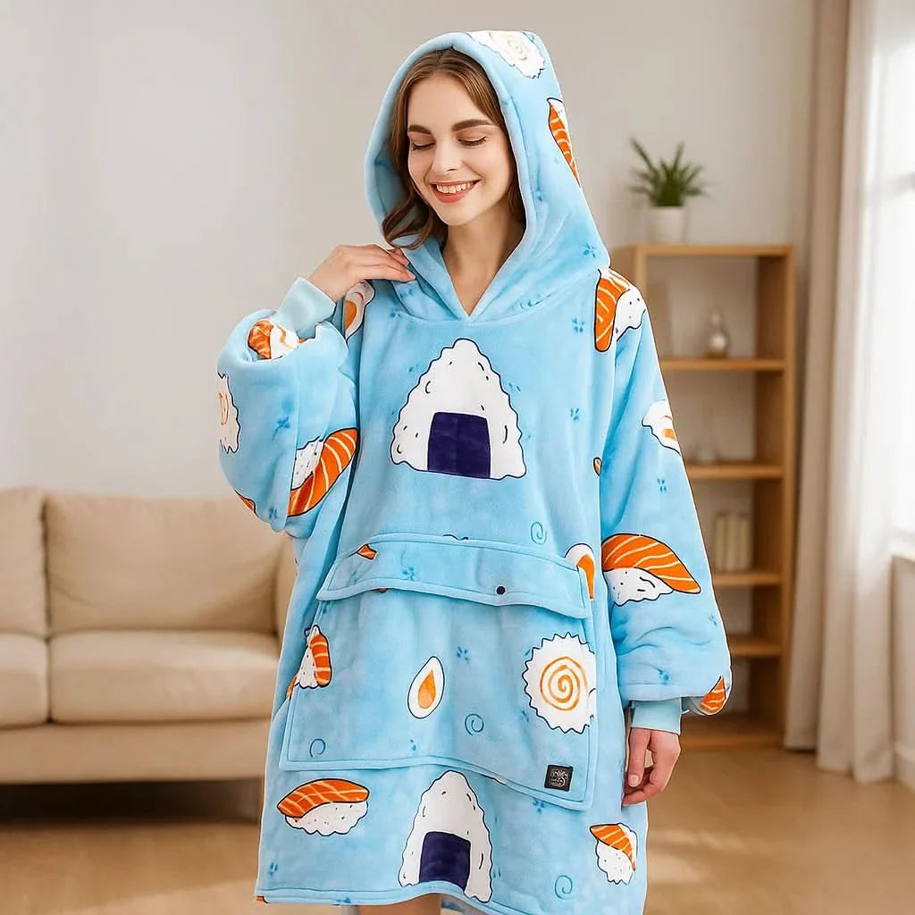 Skorter | USB heated blanket hoodie for intense warmth