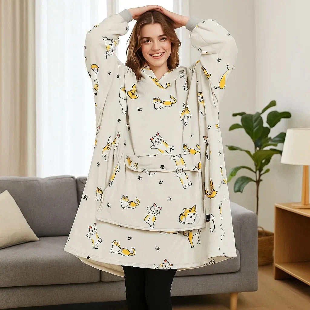 Skorter | USB heated blanket hoodie for intense warmth
