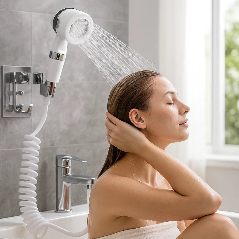 Skorter | AQUASOOTHE – Spa Shower Head with Gel Dispenser & Massage